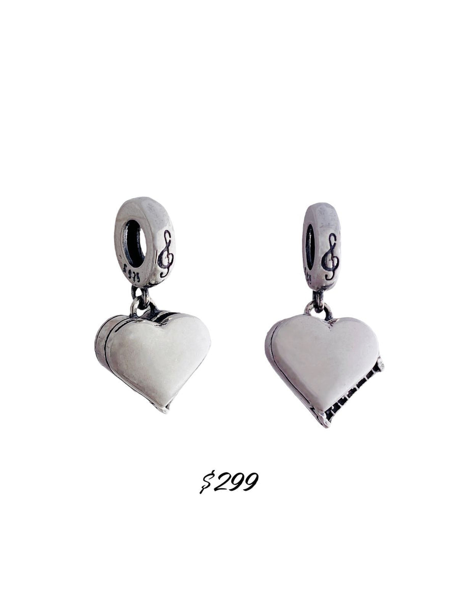 Charm Corazón Nota Musical