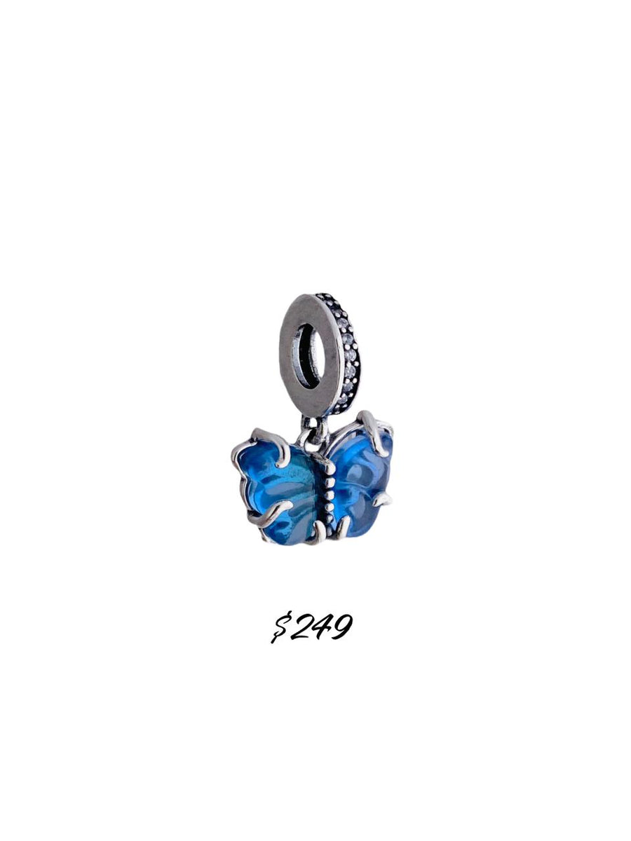Charm Mariposa Halo Azul