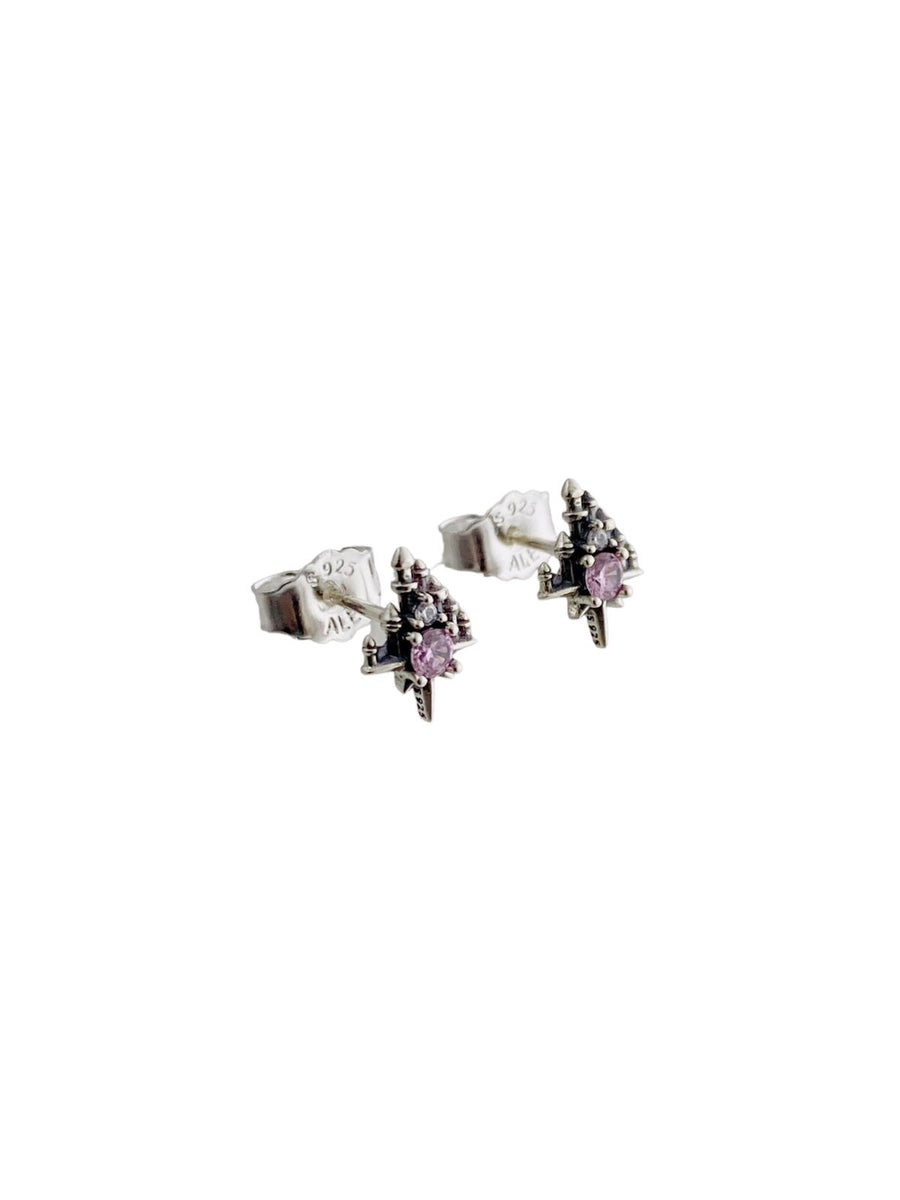 Aretes Mini Castillo Disney
