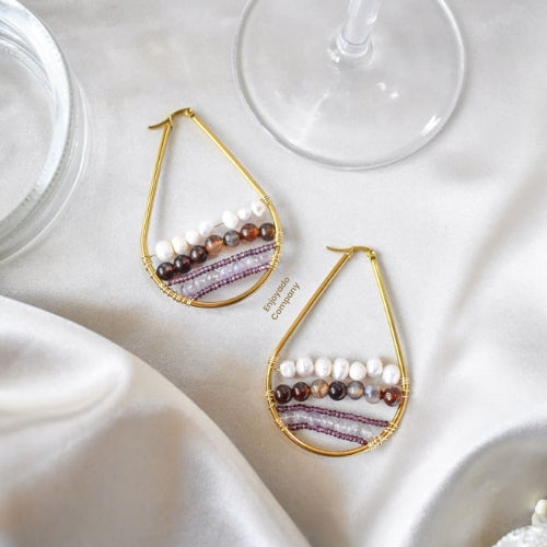 Arracadas Gota Boho