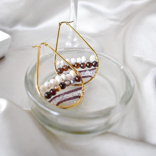 Arracadas Gota Boho