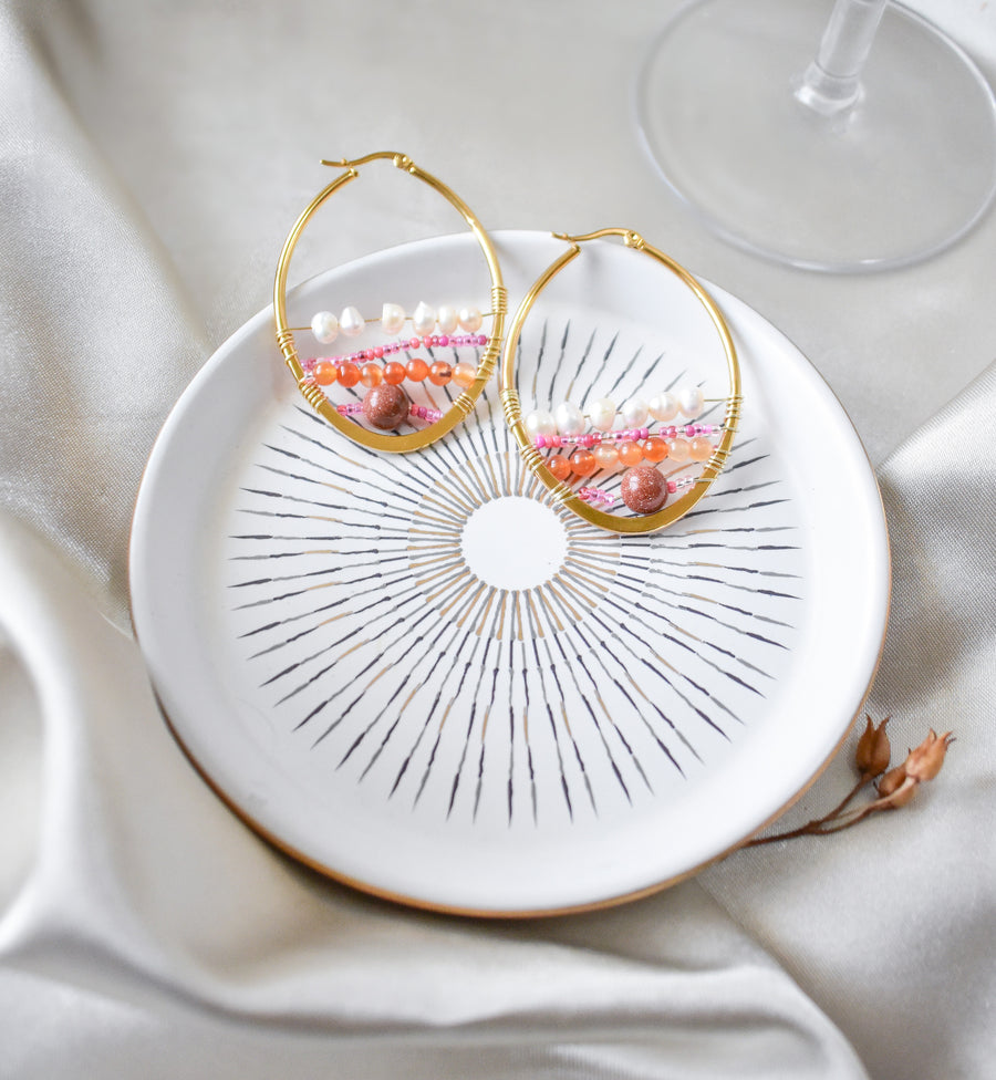 Arracadas Gota Boho